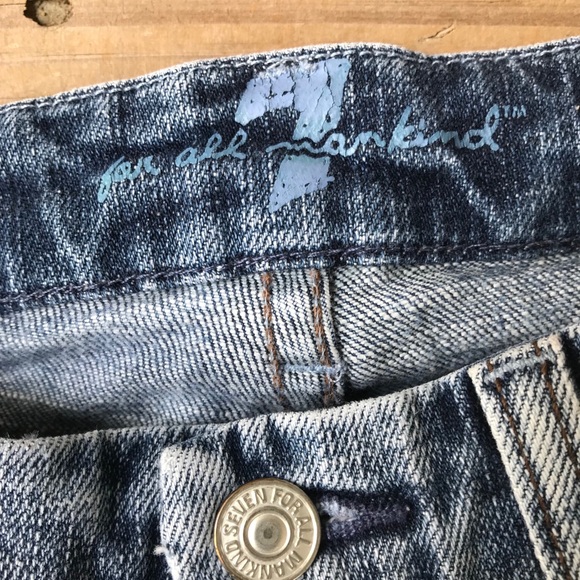 7 For All Mankind Cropped A Pocket Jeans 25 - Picture 3 of 4